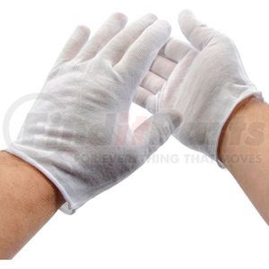 97-501 by PIP INDUSTRIES - PIP 97-501 Light Weight Inspection Gloves, Unhemmed, Cotton, Ladies, 1-Dozen