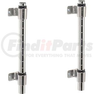 Global Industrial 188393 Shop Utility Rack Nexel® Chrome Wall Mount Post & Bracket Kit 34"H