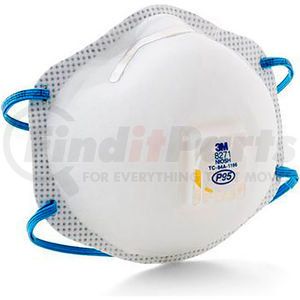7000002047 by 3M - 3M™ 8271 P95 Disposable Respirator w/ Exhalation Valve, 10/Box