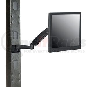 436946ABK by GLOBAL INDUSTRIAL - Global Industrial™ Gas Spring LED/LCD Flat Panel Monitor Arm with VESA Plate, Black