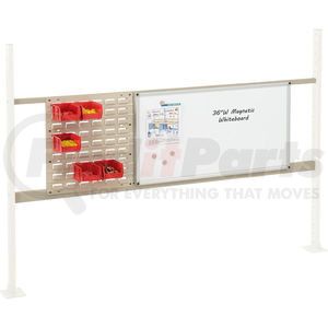 319173TN by GLOBAL INDUSTRIAL - Global Industrial&#153; Panel Kit for 72"W Workbench 18"W Louver & 36"W Whiteboard, Mounting Rail TN