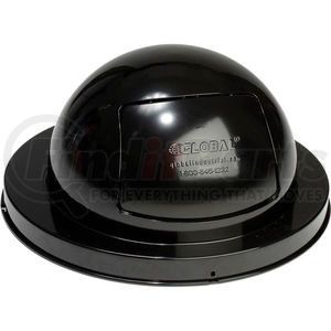 261843BK by GLOBAL INDUSTRIAL - Global Industrial&#153; Steel Dome Lid For 36 Gallon Trash Can, Black
