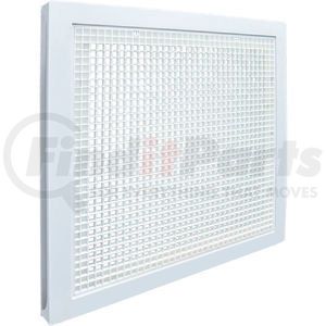 STR-ERFG-W by AMERICAN LOUVER - American Louver Stratus Plastic Return Filter Grille, 20" Square Duct, T-grid, White