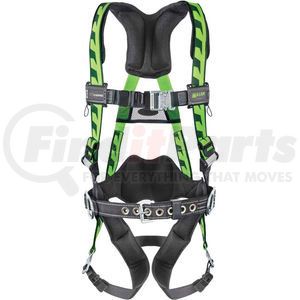 AC-QC-BDP/UGN by NORTH SAFETY - Miller&#174; AirCore&#8482; Harness With Steel Hardware Quick-Connect Buckle Universal AC-QC-BDP/UGN