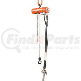 2183 by COLUMBUS MCKINNON - CM ShopAir Chain Hoist, 1,000 Lbs., 10 Ft. Lift, 11 FPM Lift, 29 FPM Lower