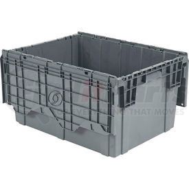 FP403Gray by LEWIS-BINS.COM - ORBIS Flipak&#174; Distribution Container FP403 - 27-7/8 x 20-5/8 x 15-5/16 Gray