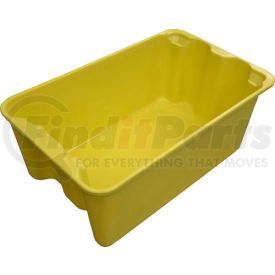 7804085126 by MOLDED FIBERGLASS COMPANIES - Molded Fiberglass Toteline Nest and Stack Tote 780408 - 20-1/2" x 12-7/8" x 8",Yellow