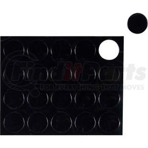 FM1605 by BI-SILQUE VISUAL COMMUNICATION PRODUCT, INC. - MasterVision Black Circle Magnets, Pack of 20