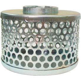70000504 by APACHE - 2" FNPT Plated Steel Round Hole Strainer
