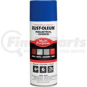 1624830 by RUST-OLEUM - Rust-Oleum Industrial Choice 1600 System Gen Purpose Enamel Aerosol, Safety Blue, 12 oz.- 1624830