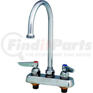 B-1141 by T&S BRASS - T&S Brass B-1141 Workboard Deck Mounted Faucet W/ 4" Centers & 133X Swing Gooseneck