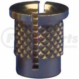260-004-RS by E-Z LOK - 4-40 Reverse Slot Press Insert - Brass - 260-004-Rs