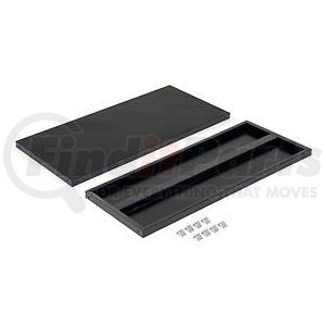 237517BK by GLOBAL INDUSTRIAL - Global Industrial&#153; Shelves For 36"Wx18"D Storage Cabinet, Black, 2 Pack