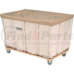 241306 by GLOBAL INDUSTRIAL - Global Industrial&#153; Basket Bulk Truck, Canvas, 24 Bushel Capacity