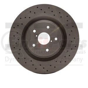 620-13041 by DYNAMIC FRICTION COMPANY - Disc Brake Rotor - Drilled