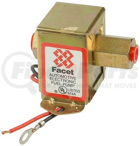 40107N by FACET FUEL PUMPS - Electric Fuel Pump - Cube Solid State, 12 Volt, 7.0-10.0 PSI, 34 GPH