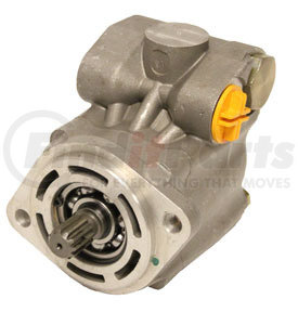 S-18335 by NEWSTAR - Power Steering Pump - 2 Line, Aluminum, 2 Bolt Flange, 11 Tooth Spline, 7.40 GPM, 2175 PSI, CW