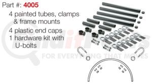 4005 by FLEETLINE - MOUNT KIT PAINTED SINGLE AXLE