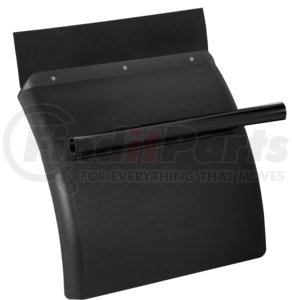 1900-KIT by FLEETLINE - Quarter Fender - Black, Polyethylene, 24" L x 24" W, with 2 Top Flaps with Hardware