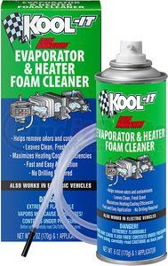 96030 by LUBE GARD PRODUCTS - KOOL-IT(R) Evaporator & Heater Foam Cleaner removes unwanted smells and stains from HVAC system and leaves a clean, fresh scent. It is compatible with all vehicles including electric and recreational vehicles. No additional tools needed.