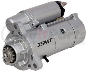 8200837 by DELCO REMY - Starter Motor - 35MT Model, 12V, SAE 1 Mounting, 10Tooth, Clockwise