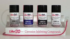 10025 by LIKE 90 - Like90 Dry Film Clear Aerosol, black
