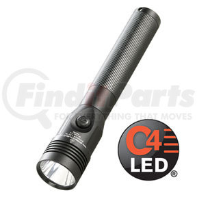75434 by STREAMLIGHT - Stinger® LED HL™ Rechargeable Flashlight with 120V AC/12V DC PiggyBack® Charger, Black