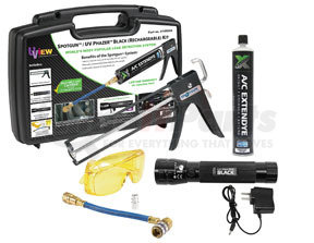 414565A by UVIEW - Spotgun (TM)/ UV Phazer BLACK (Rechargeable) Kit