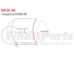 UHS by GRAND ROCK - UNIVERSAL HEAT SHIELD W/BRKT, INDIVIDUALLY BOXED