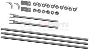 3016667 by BUYERS PRODUCTS - Aluminum Tarp Arm Kit for Large Dump Bodies