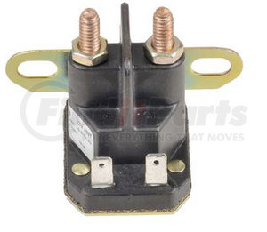 862-1211-211-16 by TROMBETTA - Plastic DC Contactor Solenoid - Non-Grounded, 1/4" Spade, 1/4-20 Stud, 12V, L Bracket, Intermittent Duty