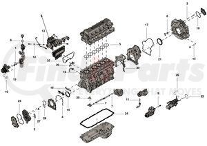 2881966 by CUMMINS - Engine Gasket Set - Lower