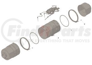 5579367 by CUMMINS - Kit, particulate Filter