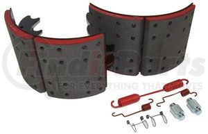 S-26488 by NEWSTAR - Drum Brake Shoe - 16.5 in. Length, 8 5/8 in. Width, 45 lbs., with Hardware