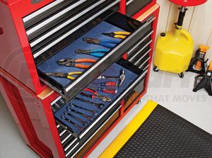 25822 by NEW PIG CORPORATION - Truck Tool Box Liner - Grippy Absorbent Tool Box, 10.625" x 22"