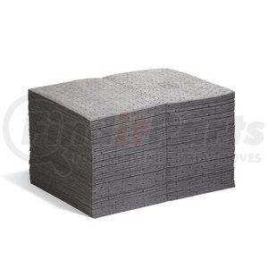 MAT203 by NEW PIG CORPORATION - Absorbent Mat Pad - Heavyweight, Gray, Up to 22 gal. per bag