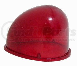 774-15R by PETERSON LIGHTING - 774-15 Teardrop Revolving Light Replacement Lenses - Red Replacement Lens