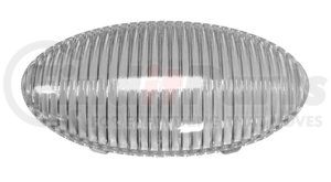 383-25C by PETERSON LIGHTING - 383-25 Oval Porch/Utility Replacement Lenses - Clear Replacement Lens