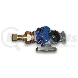 Power Products 36153P Air Brake Service Gladhand Coupler with Shut-Off Petcock Straight Gladhands - Shutoff - Service - 3/8 “