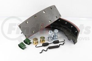 HD Value HDV4702Q23P Drum Brake Shoe New Lined Brake Shoe Kit - Premium Mix - 23K Rated; 4702Q