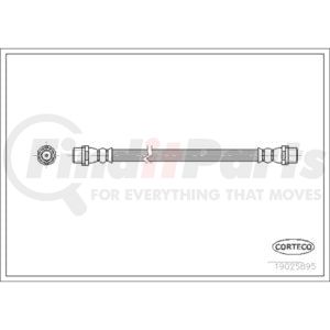 19025895 by CORTECO - Brake Hydraulic Hose