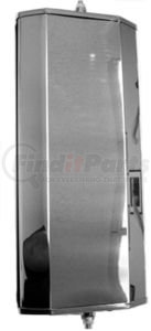 Cham-Cal 20701 Door Mirror Open Road 7"x 16" Box Back West Coast Mirror, Stainless Steel