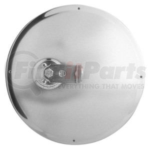 12801 by CHAM-CAL - Open Road 8 1/2" Convex Mirror, Offset Stud, Stainless Steel