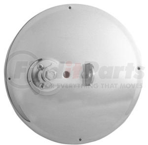 12701 by CHAM-CAL - Open Road 7 1/2" Convex Mirror, Offset Stud, Stainless Steel