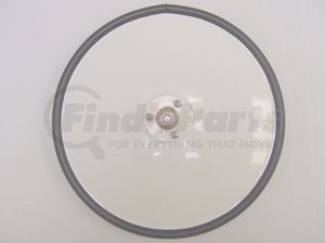 11104 by CHAM-CAL - Open Road 12" Convex Mirror, Painted White