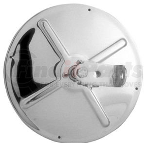 10701 by CHAM-CAL - Open Road 7 1/2" Convex Mirror, Stainless Steel