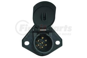 16-724-1 by PHILLIPS INDUSTRIES - Trailer Receptacle Socket - 2 Holes, Bullet Termination, Split Pin, Accept 0.180 Bullet