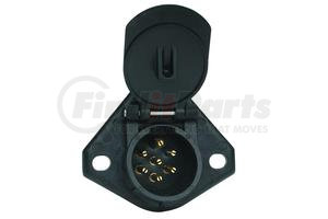 16-724-1 by PHILLIPS INDUSTRIES - Trailer Receptacle Socket - 2-Hole, Bullet Termination, Split Pin