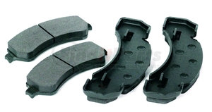 0184.10 by PERFORMANCE FRICTION - Front/Rear Disc Brake Pad Set - Carbon Metallic, FMSI D184-7108, Slotted