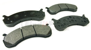 078611 by PERFORMANCE FRICTION - Disc Brake Pad Set - Carbon Metallic, FMSI D786, Front/Rear, Slotted